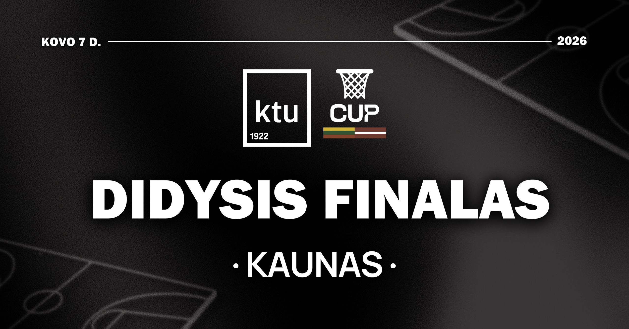 Pirmą kartą organizuojamo tarptautinio KTU taurės turnyro finalas – kovo 7 d. Kaune