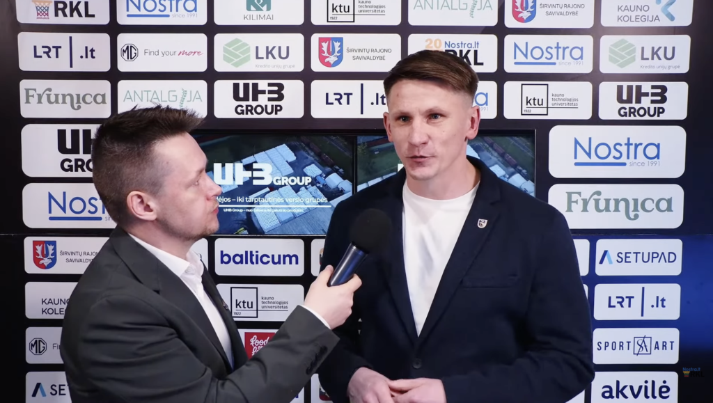 Partnerio ženklas lygos transliacijoje